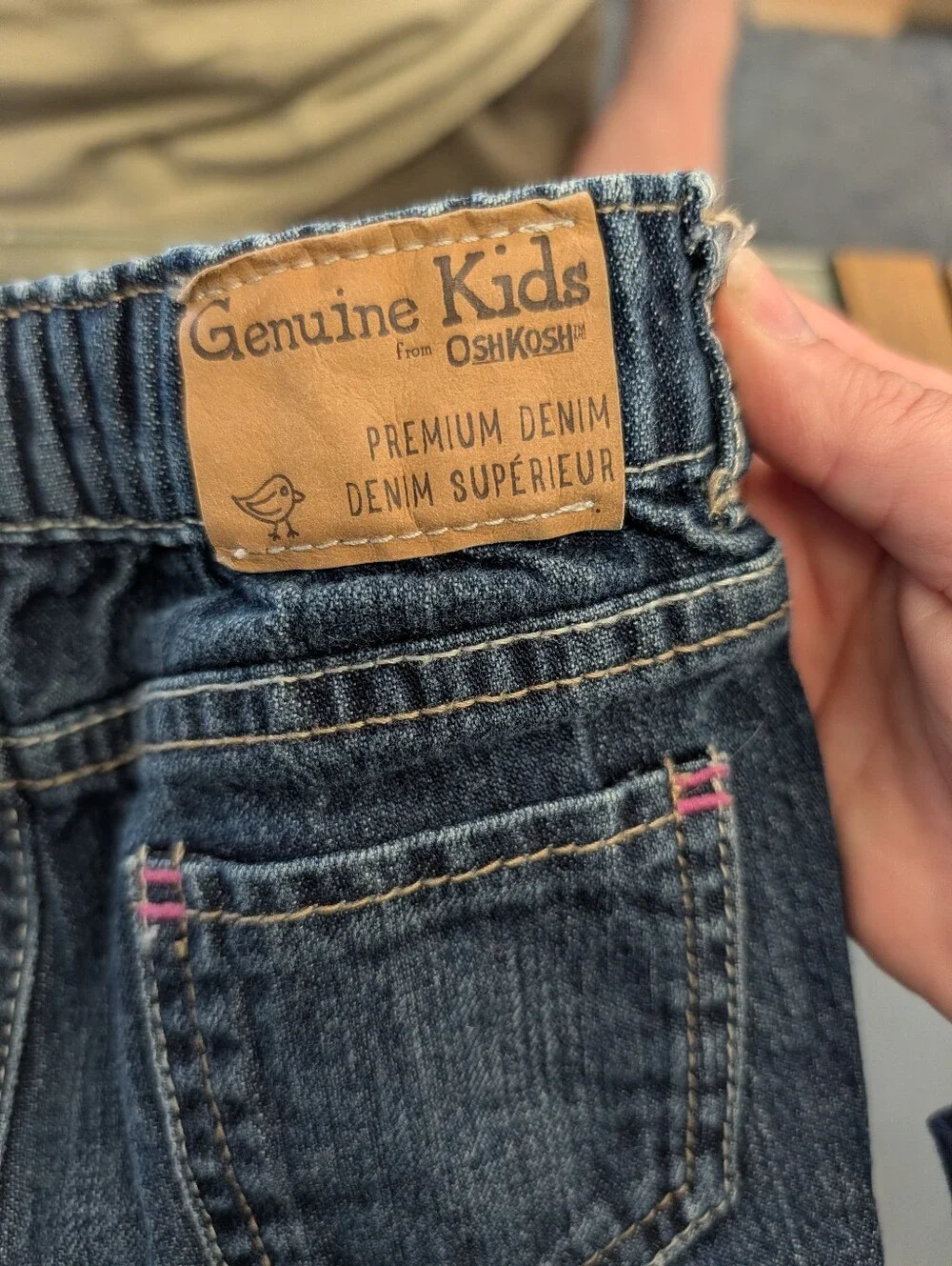 Genuine Kids OshKosh Girls Floral Embroidered Flare Jeans